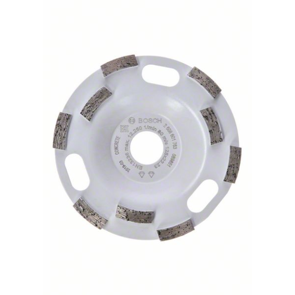 Bosch Diamanttopfscheibe Expert for Concrete Hohe Geschwindigkeit 125 x 22,23 x-Beschreibung lesen