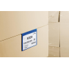 Durable Kennzeichnungstasche B297xH210 mm A4 quer blau, mit Falz VE 50 Stück