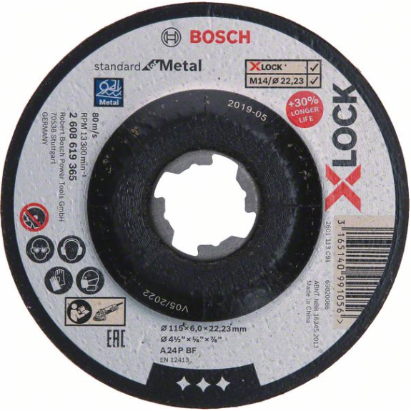 Bosch X-LOCK SfM 115 x 6 mm T27-Beschreibung lesen