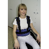 Ceinture abdominale, tissu rembourré avec bretelles
