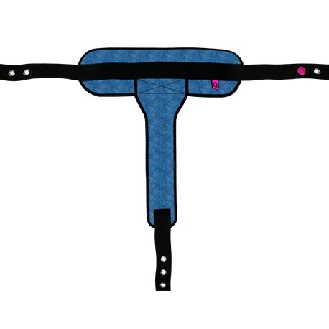 Ceinture pelvienne, tissu rembourré sans bretelles-Lire la description