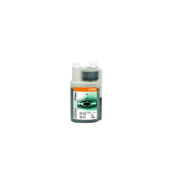 Stihl HP Super 1L, Dosierflasche-Beschreibung lesen