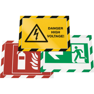 Durable Magnetrahmen SECURITY A4 DURAFRAME gelb/schwarz-Beschreibung lesen
