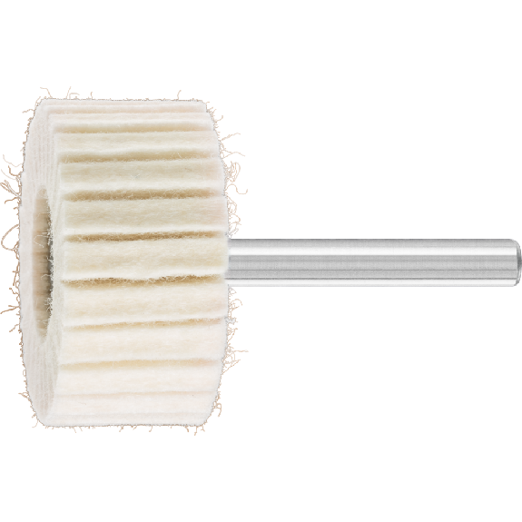 harte Filzlamellenstifte FLS Ø 40x20mm Schaft-Ø 6 mm für universelle-Beschreibung lesen