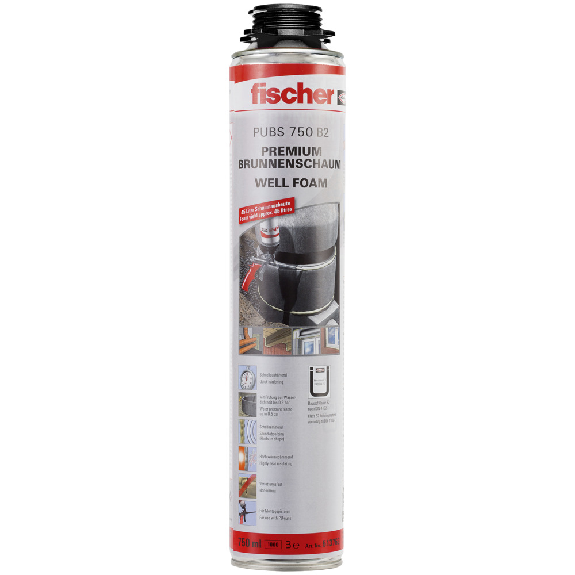 FISCHER Premium Brunnenschaum PUP BS 750-Beschreibung lesen