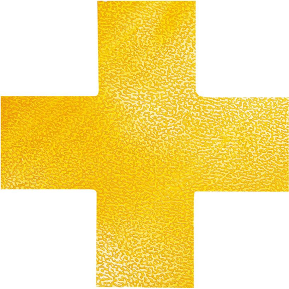 Durable Stellplatzmarkierung Form "Kreuz" gelb selbstklebend-Beschreibung lesen