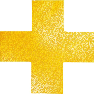 Durable Stellplatzmarkierung Form "Kreuz" gelb selbstklebend-Beschreibung lesen