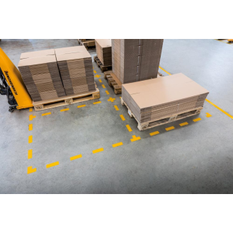 Durable Stellplatzmarkierung Form "T" gelb selbstklebend-Beschreibung lesen