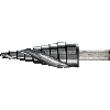 Pferd Stufenbohrer HSS 9 Bohrstufen  4-20mm 3-Flchenschaft- 8 mm HICOAT