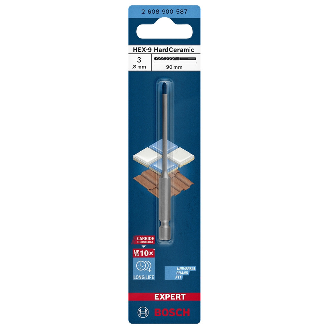 Bosch EXPERT HEX-9 HardCeramic Bohrer, 10 x 90 mm. Fr Dreh- und Schlagbohrer-Beschreibung lesen