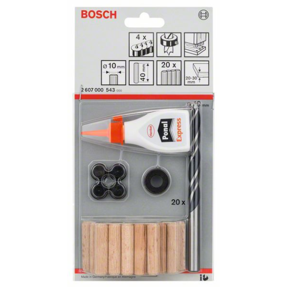 Bosch 27-tlg. Holzdbel-Set, 10 mm Bosch 27-tlg. Holzdbel-Set, 10 mm-Beschreibung lesen