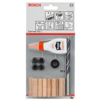 Bosch 27-tlg. Holzdbel-Set, 10 mm-Beschreibung lesen