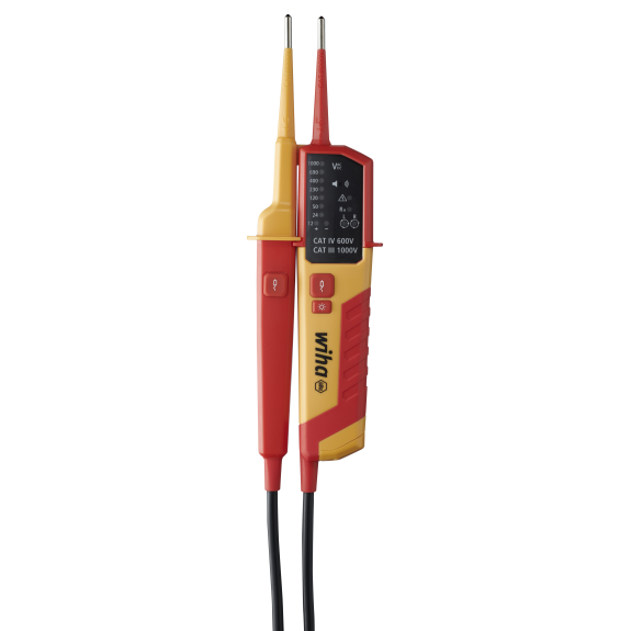 Wiha Spannungs- und Durchgangsprfer 12 - 1.000 V AC, CAT IV inkl. 2x-Beschreibung lesen