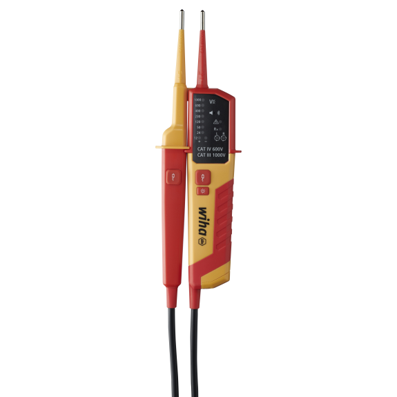 Wiha Spannungs- und Durchgangsprfer 12 - 1.000 V AC, CAT IV inkl. 2x-Beschreibung lesen