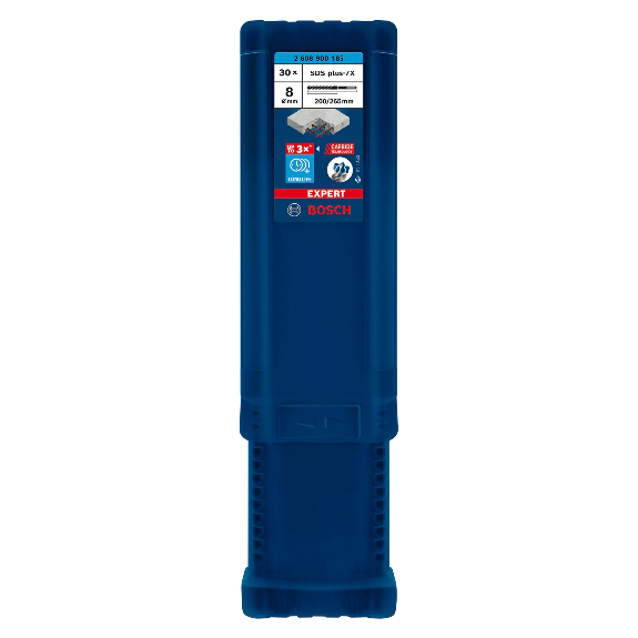 Bosch EXPERT SDS plus-7X Hammerbohrer, 8 x 200 x 265 mm, 30-tlg.. Fr Bohrhmmer-Beschreibung lesen