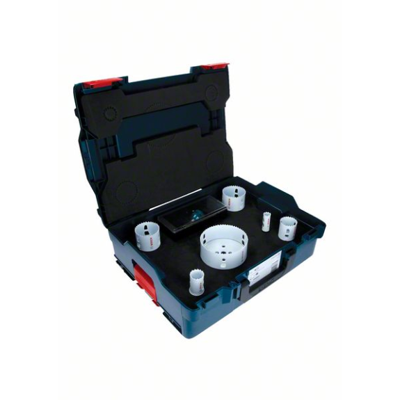Bosch Lochsgen-Set, for Wood&Metal, 8-teilig, Durchmesser: 20 - 114 mm-Beschreibung lesen