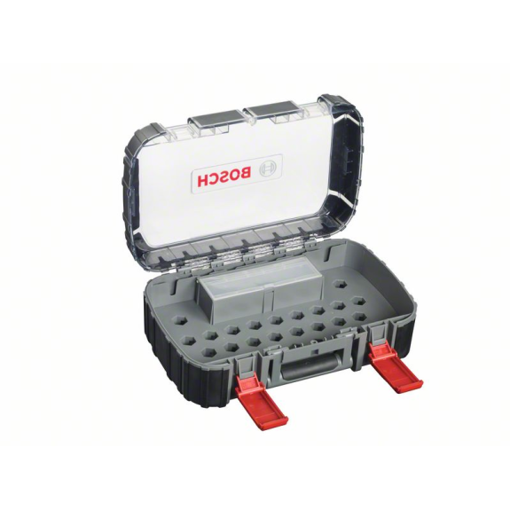 Bosch Leerer Lochsgen-Set-Koffer fr individuelle Bestckung/Schrauber-Beschreibung lesen