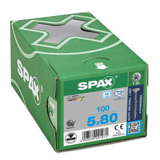 SPAX SeKo T-STAR+ 5,0x 80/46 A2 KP-Beschreibung lesen