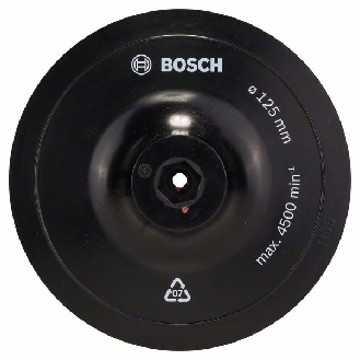Bosch Klettverschlussteller, 125 mm, 8 mm-Beschreibung lesen