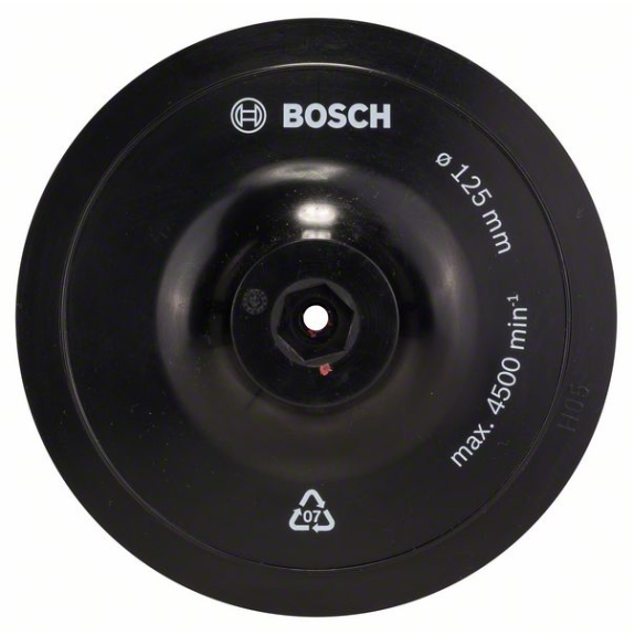 Bosch Klettverschlussteller, 125 mm, 8 mm-Beschreibung lesen