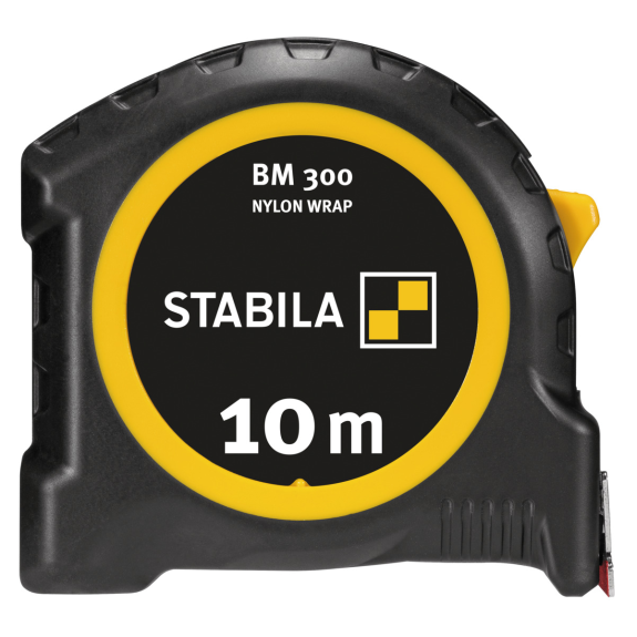 Stabila Taschenbandma BM 300, 10 m, Maband mit doppelseitiger metrischer-Beschreibung lesen