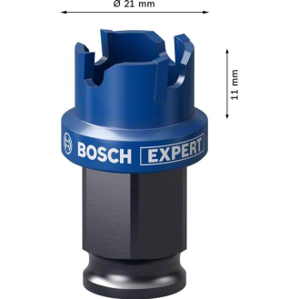 Bosch EXPERT Sheet Metal Lochsge, 21  5 mm. Fr Dreh- und Schlagbohrer-Beschreibung lesen