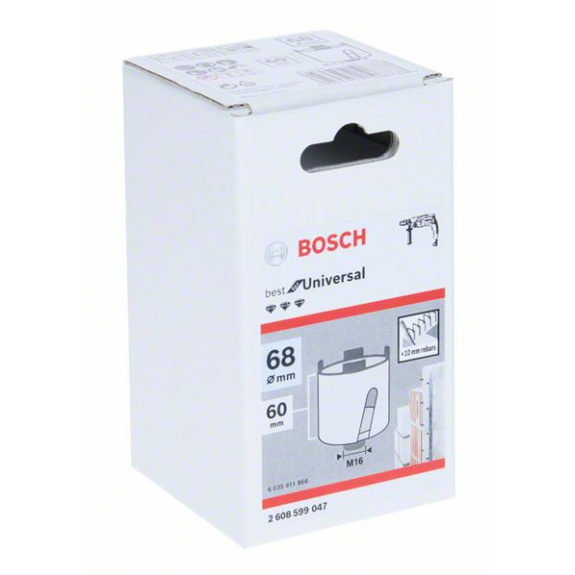 Bosch Diamant-Dosensenker 68 mm, 60 mm, 4 Segmente, 10 mm-Beschreibung lesen