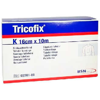 Benda tubolare di fissaggio Tricofix (Deltanet) K 10 m x 15,5 cm-Leggi tutto