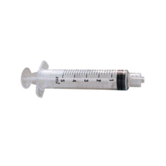 Siringa Luer Lock Becton Dickinson da 5ml con Cono Concentrico e Graduazione, Confezione da 125-Leggi tutto