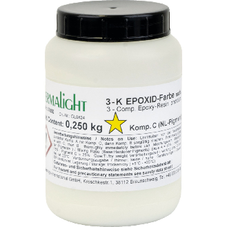 PERMALIGHT power langnachleuchtend 3-Komponenten-Epoxid-Farbe für Bodenmarkierungen 1kg-Beschreibung lesen