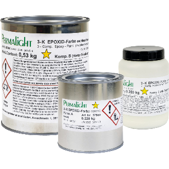 PERMALIGHT power langnachleuchtend 3-Komponenten-Epoxid-Farbe für Bodenmarkierungen 1kg-Beschreibung lesen