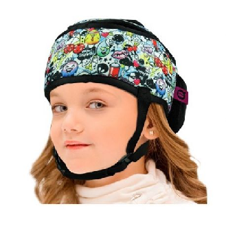 Casque de protection crânienne taille réglable - modèle enfant-Lire la description