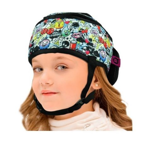 Casque de protection crânienne taille réglable - modèle enfant-Lire la description