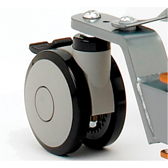 Rueda Trasera para Grúa Sunlift de 100 mm. con Frenos-Leer más