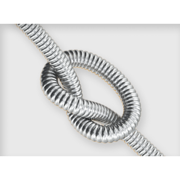 Tube ondulé en acier inoxydable CSST304 recuit, en couronne, pour circuits d'alimentation d'eau DN32 x 20m Tube ondulé en acier inoxydable CSST304 recuit, en couronne, pour circuits d'alimentation d'eau DN32 x 20m-Lire la description