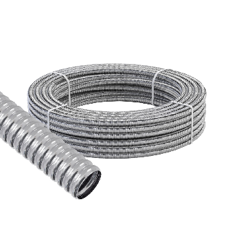 Tube ondulé en acier inoxydable CSST316L recuit, en couronne, pour circuits d'alimentation d'eau DN32 x 20m-Lire la description