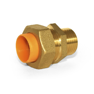 Raccord pour Tube ondulé, raccord à manchon pour gaz avec filetage mâle (M) 15х1/2-Lire la description