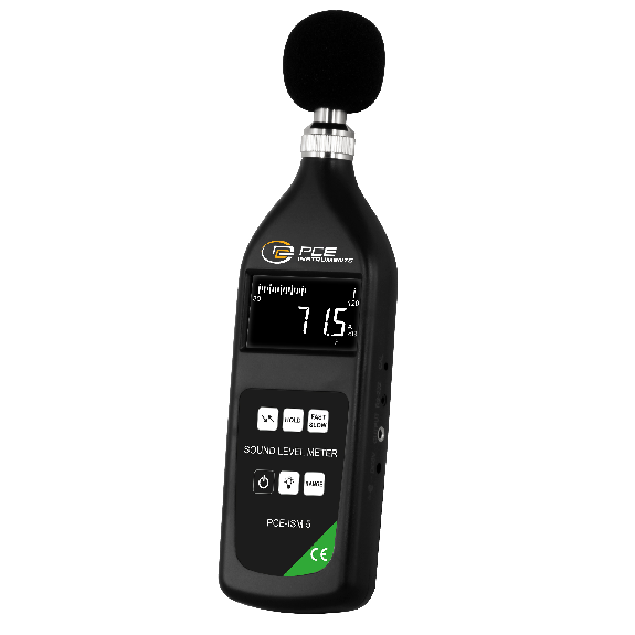 PCE Instruments Schallmessgerät PCE-ISM 5 Impuls |130dB |8000Hz |Frequentbewertung A C Z |Zeitbewertung F S I |Klasse II-Beschreibung lesen