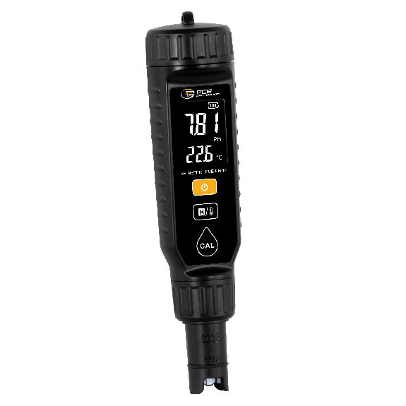 PCE Instruments pH-Tester PCE-PH 14 für wässrige nicht korrosive Medien |bis 14 pH |Kalibrierung automatisch |°C |°F-Beschreibung lesen
