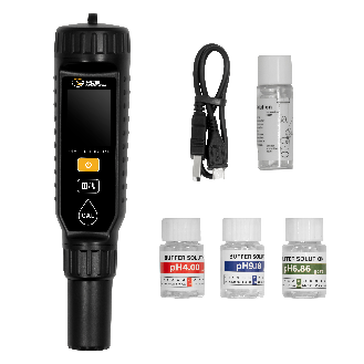 PCE Instruments pH-Tester PCE-PH 14 für wässrige nicht korrosive Medien |bis 14 pH |Kalibrierung automatisch |°C |°F-Beschreibung lesen