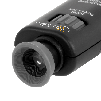 PCE Instruments Mikroskop PCE-DHM 2 Vergrößerung 30 ... 60-fache |Inspektion |LED-Beleuchtung |Fokuseinstellung Manuell-Beschreibung lesen