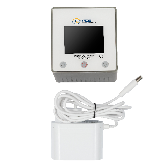 PCE Instruments Gasmessgerät PCE-RD 100 Radonkonzentration 99,9 pCi/L  |3700 Bq/m³ |Grenzwerte einstellbar |WiFi |App-Beschreibung lesen