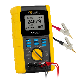 PCE Instruments Ohmmeter PCE-MO 2005 4-Leiter-Messmethode|0 µΩ..6000 Ω |6 wählbare Messbereiche |Widerstand Induktivität-Beschreibung lesen