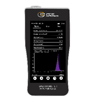 PCE Instruments Spektrometer PCE-PSR 300UV |UV-A |UV-B |UV-C |Farbwiedergabeindex |Farbkoordinaten|Spektralverteilungen-Beschreibung lesen