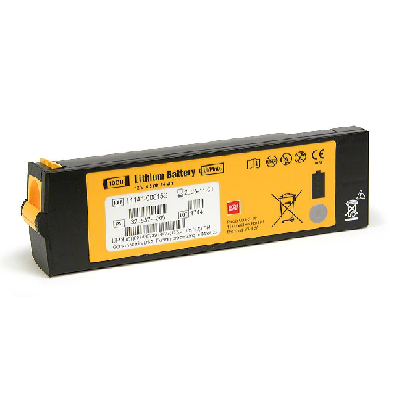 Batterie Lithium pour défibrillateur LIFEPAK 1000 - Originale-Lire la description