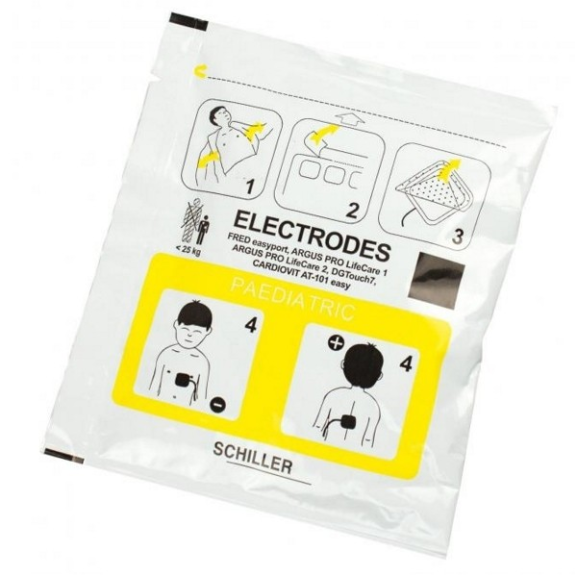 Piastre per defibrillazione SCHILLER FRED Easyport - Pediatriche (coppia) - Originali-Beschreibung lesen