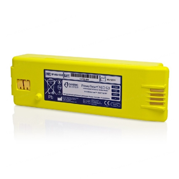 Batterie Lithium pour défibrillateur CARDIAC SCIENCE Powerheart G3 - 9146 - Originale-Lire la description