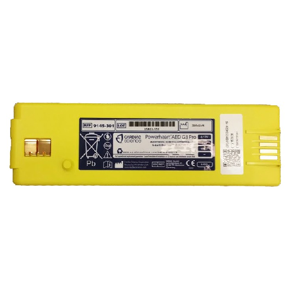 Batterie Lithium pour défibrillateur CARDIAC SCIENCE Powerheart G3 PRO - 9145 - Originale-Beschreibung lesen