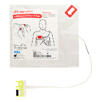 Piastre per defibrillazione ZOLL AED PLUS / AED PRO, CPR STAT-PADZ - (coppia) - Originali-Lire la description