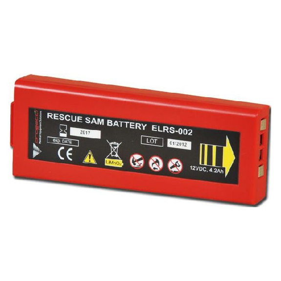 Batterie Lithium pour défibrillateur PROGETTI RESCUE Sam - Originale-Leer más